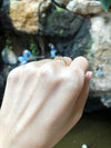 JR0657R - Blue Sapphire & Diamond Ring Set in 18 Karat Gold Setting