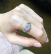 SJ1806 - Diamond Ring Set in 18 Karat Gold Settings