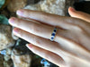 SJ1846 - Blue Sapphire with Diamond Ring Set in 18 Karat Gold Settings