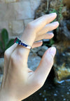 SJ1846 - Ruby, Emerald and Blue Sapphire Ring Set in 18 Karat White Gold Settings