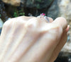 SJ6154 - Ruby with Diamond Ring Set in 18 Karat White Gold Settings