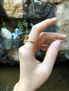 SJ1888 - Blue Sapphire Ring Set in 18 Karat Gold Settings