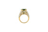 SJ3105 - Peridot, Pink Sapphire with Diamond Ring Set in 18 Karat Gold Settings