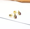 SJ1220 - Ruby with Diamond Earrings Set in 18 Karat Gold Settings