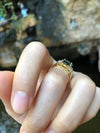 SJ6239 - Green Sapphire with Diamond Ring Set in 18 Karat Gold Settings