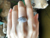 SJ1894 - Diamond Ring Set in 18 Karat White Gold Settings