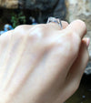 SJ1432 - Blue Sapphire 0.94 Carat with Diamond 0.18 Carat Ring Set in 18 Karat White Gold