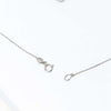 SJ6369 - Tsavorite with Brown Diamond Necklace Set in 18 Karat White Gold Settings