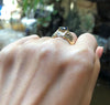 SJ1386 - Blue Sapphire with Diamond Ring Set in 18 Karat Gold Settings