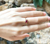 JR0674R - Marquise Ruby & Diamond Ring Set in 18 Karat Gold Setting