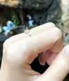 SJ1208 - Blue Sapphire with Diamond Ring Set in 18 Karat Gold Settings