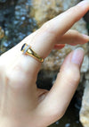 SJ1453 - Blue Sapphire with Diamond Ring Set in 18 Karat Gold Settings
