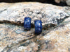 SJ2010 - Blue Sapphire Earrings Set in 18 Karat Gold Settings