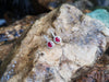 SJ3110 - Ruby with Diamond Earrings Set in 18 Karat White Gold Settings