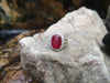 SJ1874 - Ruby with Diamond Ring Set in 18 Karat Gold Settings