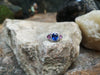SJ6099 - Blue Sapphire with Pink Sapphire and Diamond Ring Set in 18 Karat White Gold