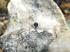 SJ2086 - Blue Sapphire with Diamond Ring Set in 18 Karat Gold Settings