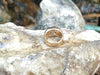 SJ2153 - Carved Aquamarine with Morganite Ring Set in 18 Karat Gold Settings