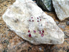 SJ6151 - Ruby with Diamond Earrings Set in 18 Karat White Gold Settings