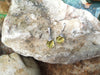 SJ6205 - Lemon Quartz with Diamond Earrings Set in 18 Karat White Gold Settings