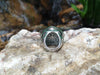 SJ1806 - Jade, Green Tourmaline with Tsavorite Ring Set in 18 Karat White Gold Settings