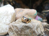SJ2172 - Blue Sapphire with Ruby and Diamond Elephant Ring Set in 18 Karat Gold Settings