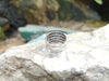 SJ2186 - Blue Sapphire Ring Set in 18 Karat White Gold Settings