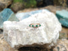 SJ2214 - Emerald with Diamond Ring Set in 18 Karat Rose Gold Settings