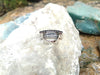 SJ2238 - Blue Sapphire with Diamond Ring Set in 18 Karat White Gold Settings