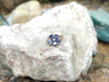 SJ2066 - Blue Sapphire with Diamond Ring Set in 18 Karat Rose Gold Settings