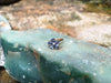 SJ2066 - Blue Sapphire with Diamond Ring Set in 18 Karat Rose Gold Settings