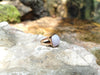SJ2186 - Lavender Jade Ring Set in 18 Karat Rose Gold Settings