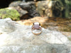 SJ2186 - Lavender Jade Ring Set in 18 Karat Rose Gold Settings