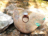 SJ2186 - Lavender Jade Ring Set in 18 Karat Rose Gold Settings