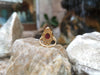 SJ2086 - Ruby with Diamond Ring Set in 18 Karat Gold Settings
