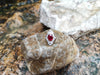 SJ2086 - Ruby with Diamond Ring Set in 18 Karat Gold Settings