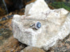 SJ2051 - Round Pastel Blue Sapphire with Diamond Ring Set in 18 Karat White Gold Settings