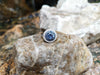 SJ2051 - Round Pastel Blue Sapphire with Diamond Ring Set in 18 Karat White Gold Settings