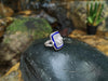 SJ2189 - Lapis Lazuli, Quartz, Diamond Ring Set in 18 Karat White Gold Settings