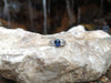 SJ2130 - Blue Sapphire with Diamond Ring Set in 18 Karat White Gold Settings