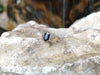 SJ2126 - Blue Sapphire with Diamond Ring Set in 18 Karat Gold Settings
