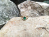 SJ2087 - Emerald with Diamond Ring Set in 18 Karat Gold Settings
