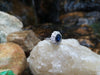SJ6088 - Blue Sapphire with Diamond Ring Set in 18 Karat White Gold Settings