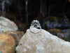 SJ6088 - Blue Sapphire with Diamond Ring Set in 18 Karat White Gold Settings