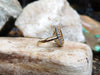 SJ2126 - Citrine with Blue Sapphire Ring set in 18 Karat Gold Settings