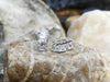 SJ2127 - White Sapphire Earrings Set in 18 Karat White Gold Settings