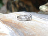 SJ6085 - Blue Sapphire with Diamond Ring Set in 18 Karat White Gold Settings