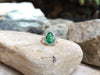 SJ1800 - Emerald with Diamond Ring Set in 18 Karat Gold Settings