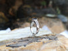 SJ6130 - Round Blue Sapphire with Diamond Ring Set in Platinum 950 Settings