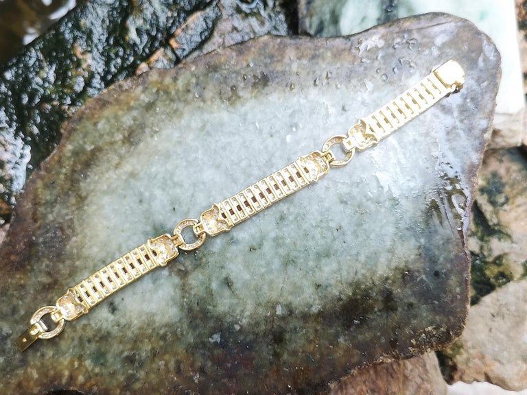 SJ6163 - Ruby with Diamond Bracelet Set in 18 Karat Gold Settings